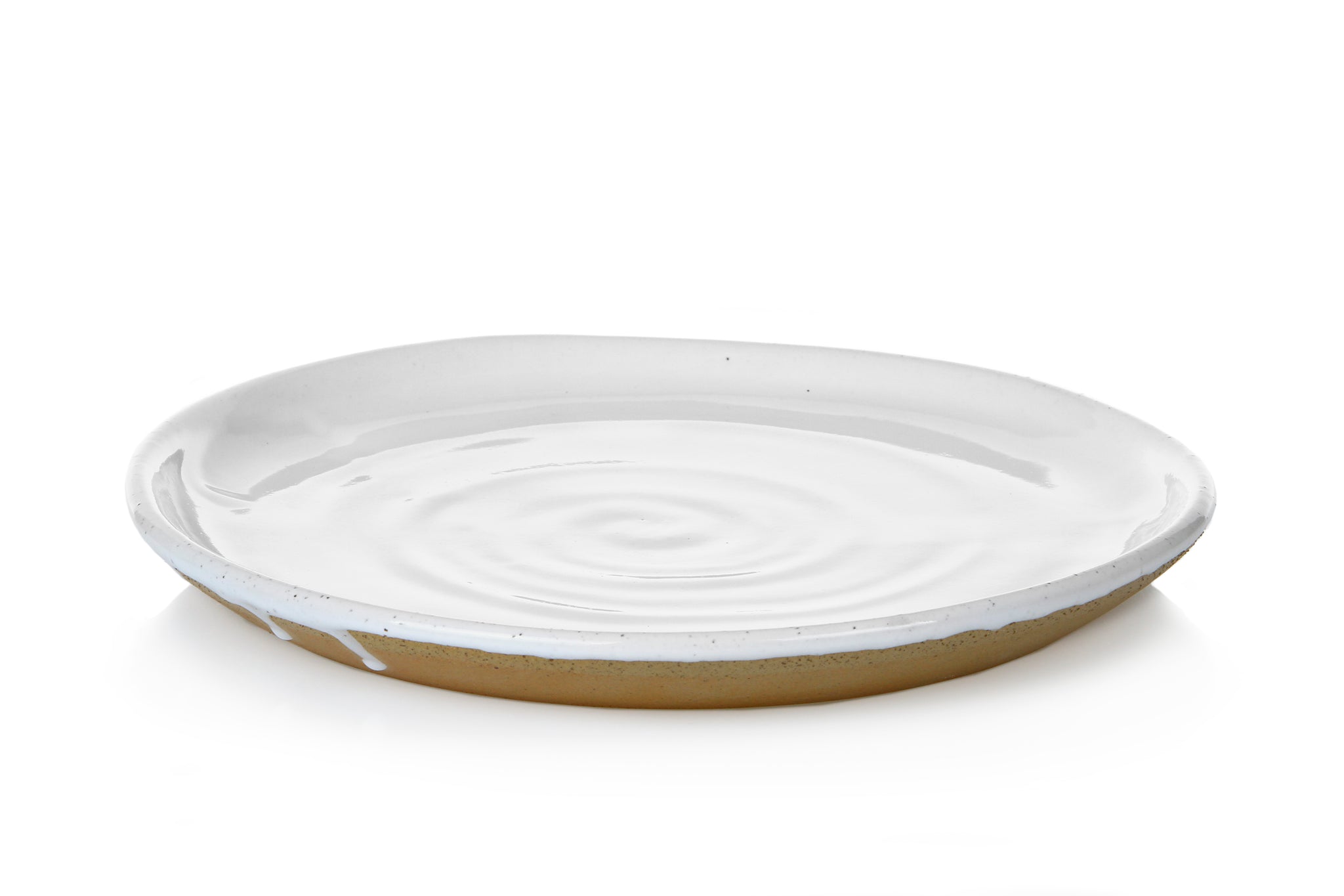 Earth 24cm Lunch Plate - Alabaster (4 Pack)